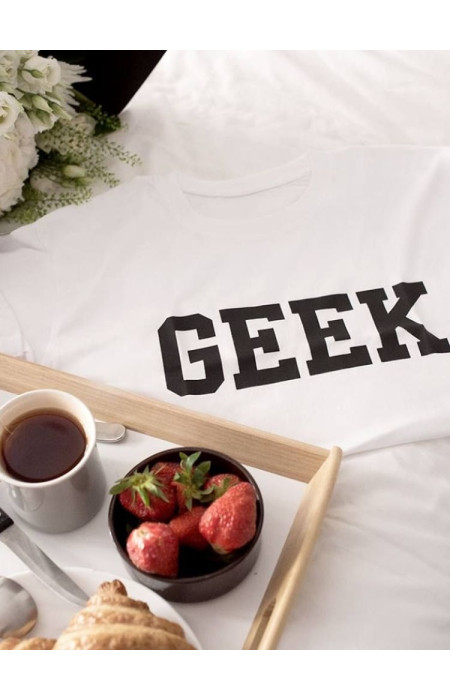 GEEK WHITE TSHIRT