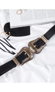 DROGO GOLD DOUBLE BUCKLE BELT
