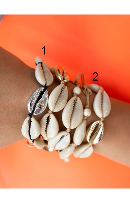 SHINE SEASHELL HANDMADE BRACELETS (2 DESIGN)
