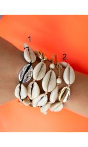 SHINE SEASHELL HANDMADE BRACELETS (2 DESIGN)