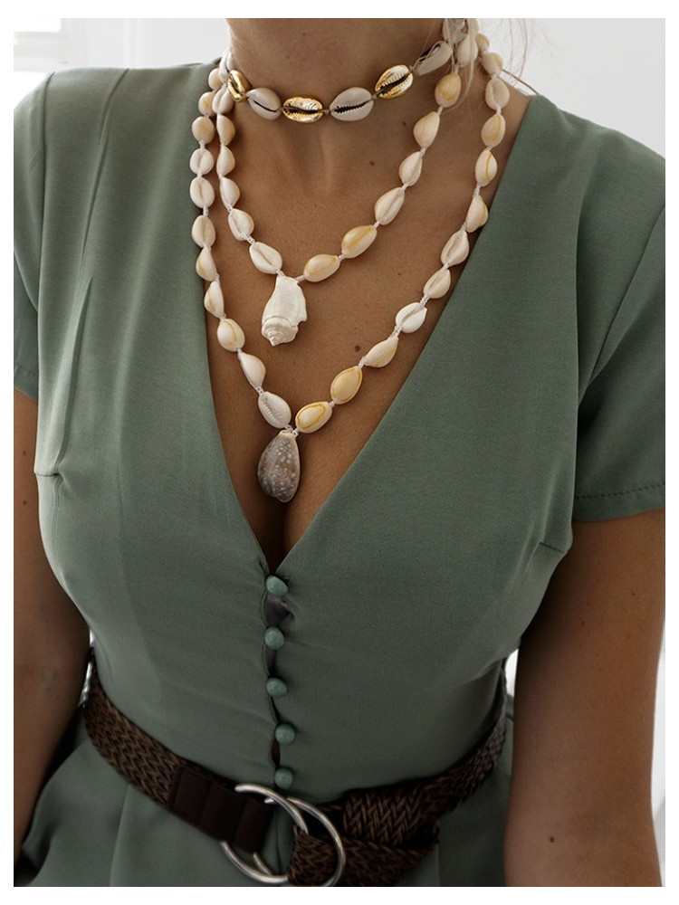 SEBASTIAN SEASHELL NECKLACE (2 DESIGNS)