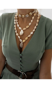 SEBASTIAN SEASHELL NECKLACE (2 DESIGNS)
