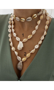 SEBASTIAN SEASHELL NECKLACE (2 DESIGNS)