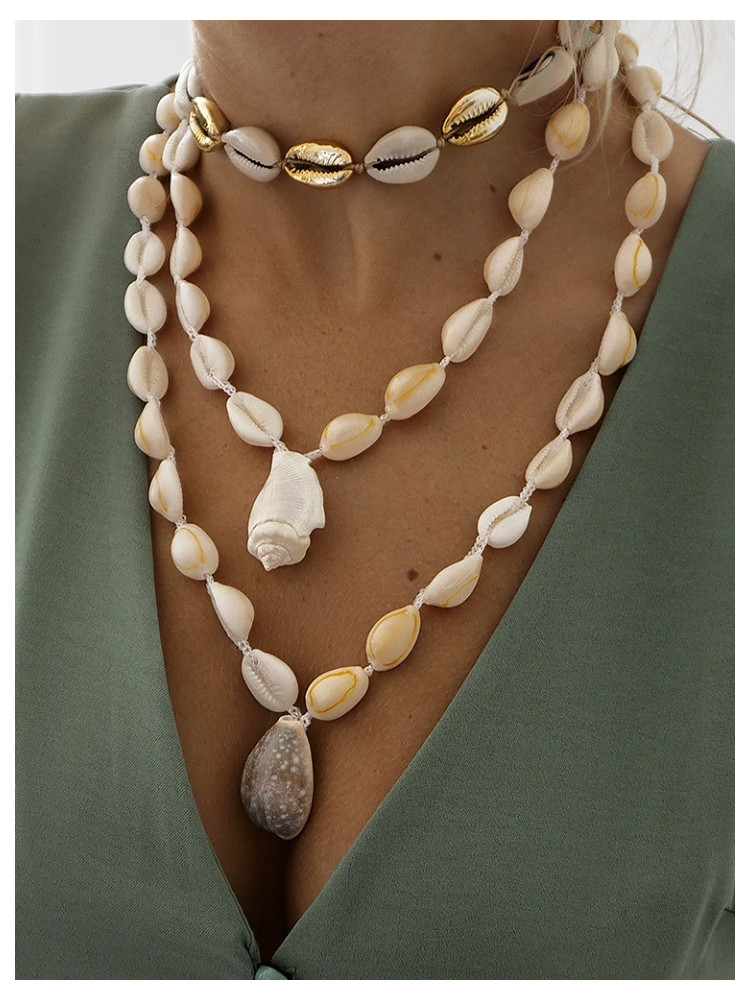 SEBASTIAN SEASHELL NECKLACE (2 DESIGNS)