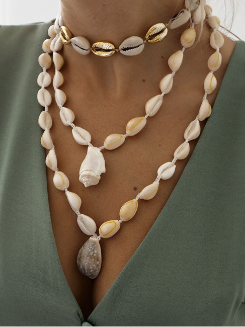 SEBASTIAN SEASHELL NECKLACE (2 DESIGNS)