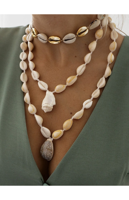SEBASTIAN SEASHELL NECKLACE (2 DESIGNS)