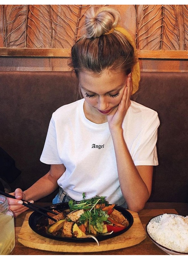ANGEL WHITE TSHIRT