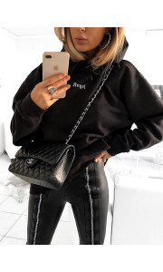 ANGEL BLACK HOODIE