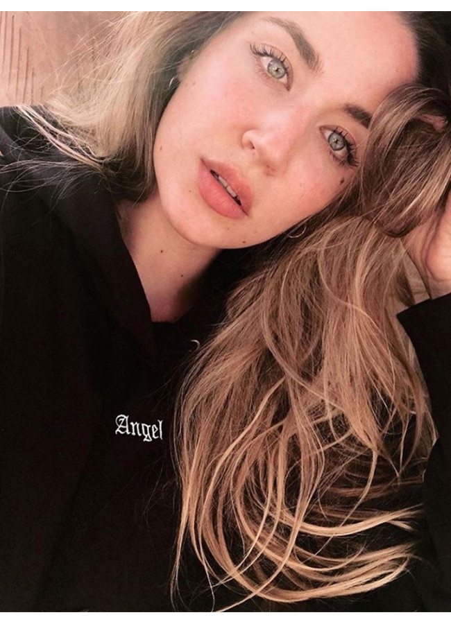 ANGEL BLACK HOODIE