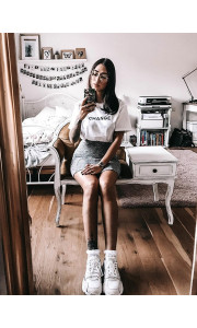 CHANGE WHITE T-SHIRT
