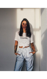 CHANGE WHITE T-SHIRT