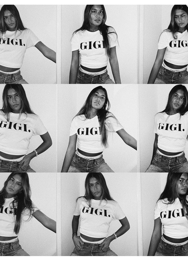 GIGI WHITE T-SHIRT