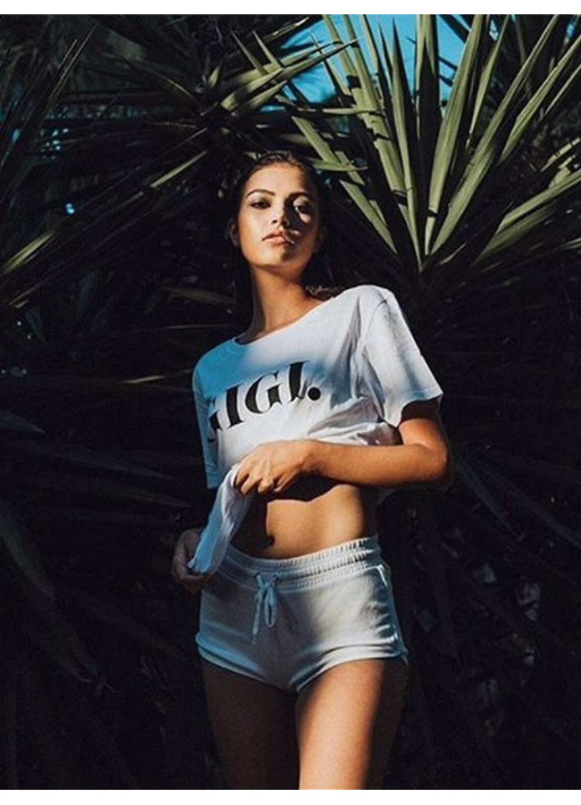 GIGI WHITE T-SHIRT