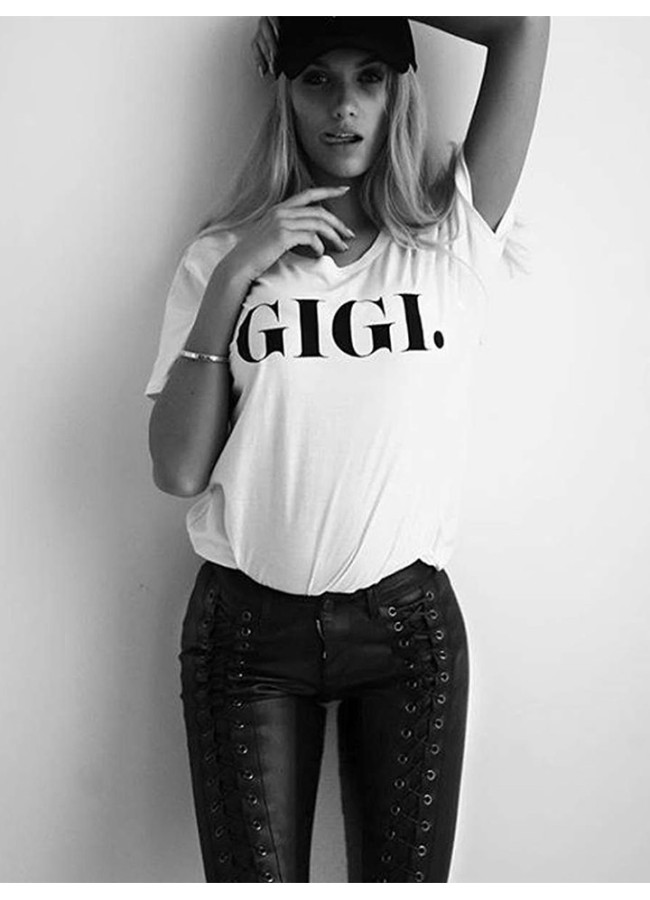 GIGI WHITE T-SHIRT