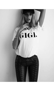 GIGI WHITE T-SHIRT