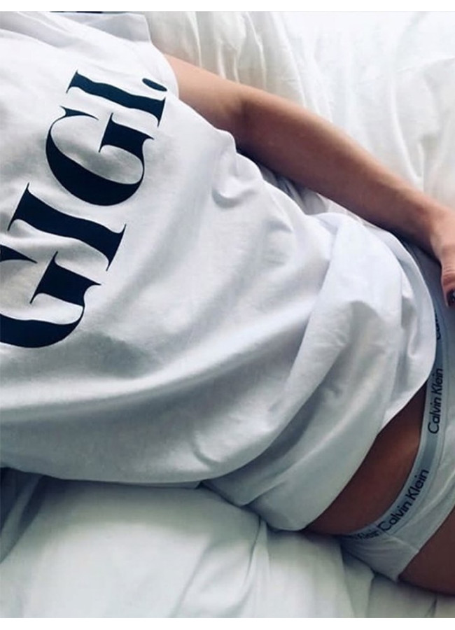 GIGI WHITE T-SHIRT