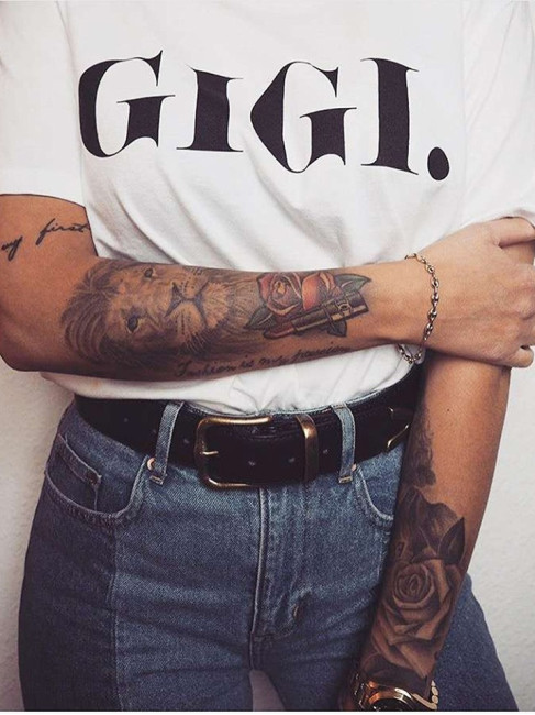 GIGI WHITE T-SHIRT