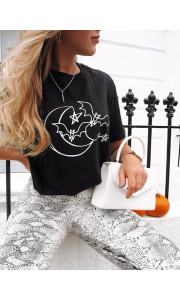 SPOOKY NIGHT BLACK TSHIRT