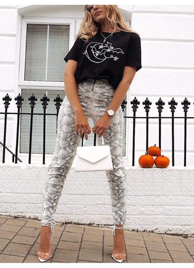 SPOOKY NIGHT BLACK TSHIRT