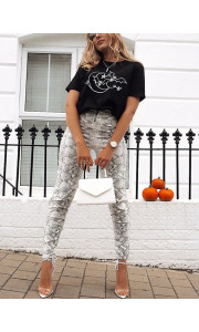 SPOOKY NIGHT BLACK TSHIRT