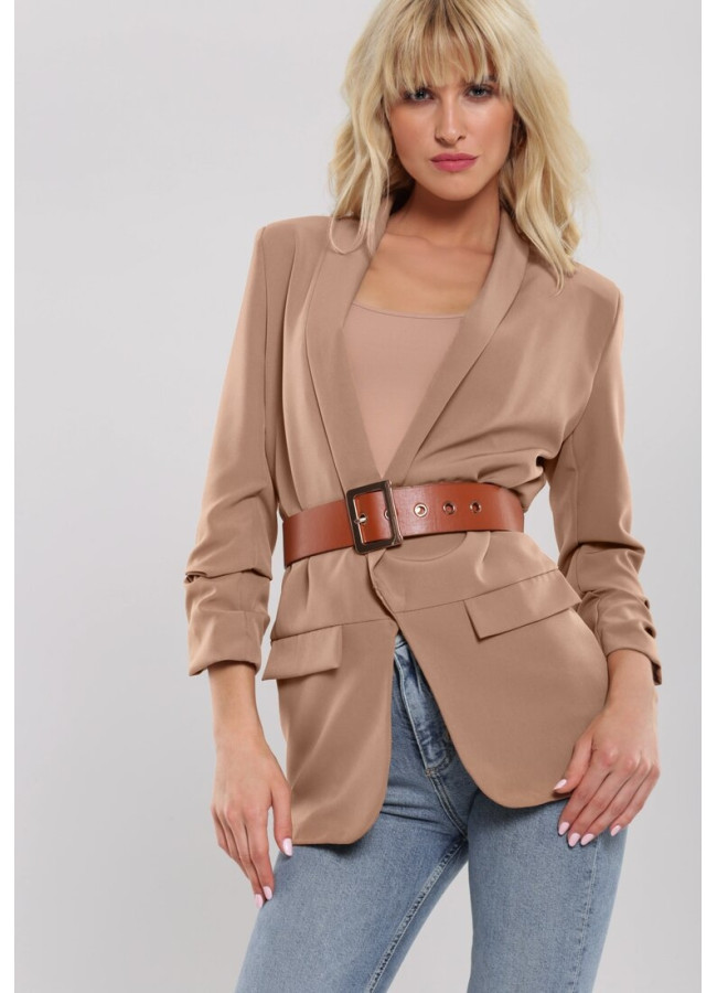 KRISTIA NUDE BLAZER