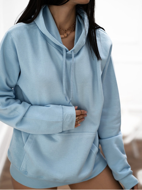THE BASIC BABY BLUE HOODIE