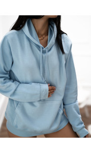 THE BASIC BABY BLUE HOODIE