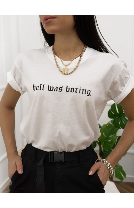HELL WHITE TSHIRT