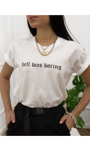 HELL WHITE TSHIRT