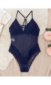 MAGNOLIA BLUE LACE BODYSUIT