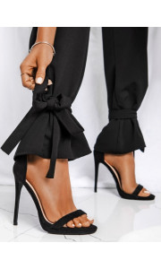 COLONEL SUEDE BLACK SANDALS