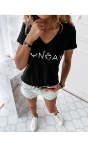 MONDAY BLACK TSHIRT