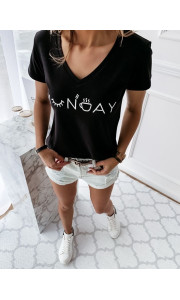 MONDAY BLACK TSHIRT