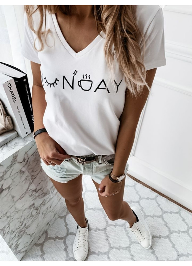 MONDAY WHITE TSHIRT