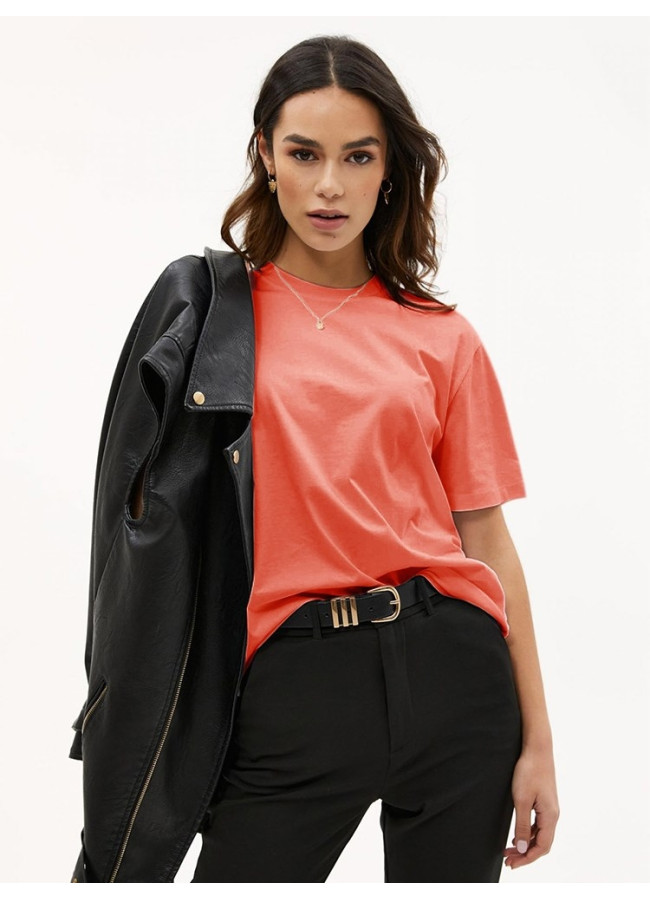 CORAL BOYFRIEND TEE