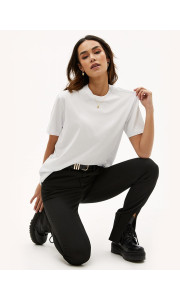 WHITE BOYFRIEND TEE
