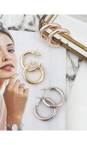 ALESSANDRA BOLD HOOP EARRINGS