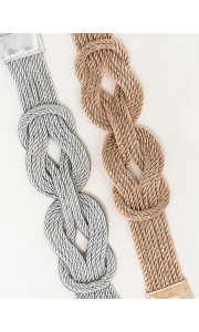 KNOT BRAID BELT (2 COLORS)