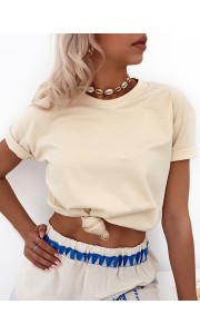 CREAM BOYFRIEND TSHIRT