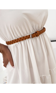 BRAID CAMEL SLIM BELT