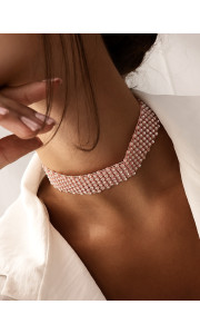 PINK STRASS CHOKER