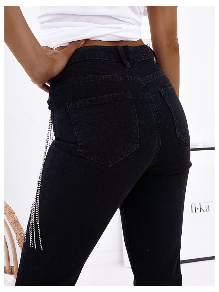LEVELS BLACK MOM FIT JEANS