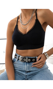 HEMBRA BLACK BUSTIER