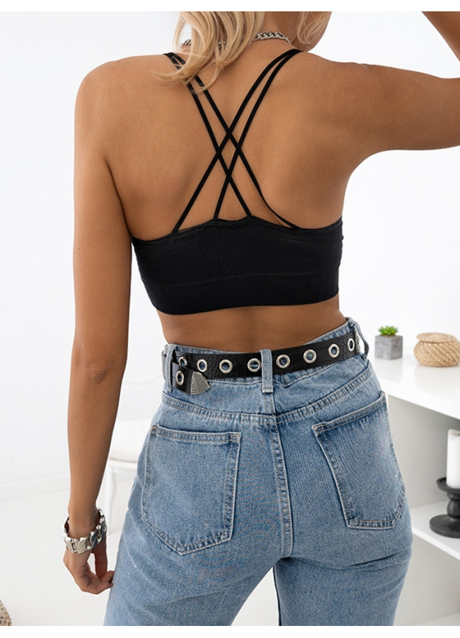 HEMBRA BLACK BUSTIER