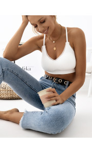 HEMBRA WHITE BUSTIER
