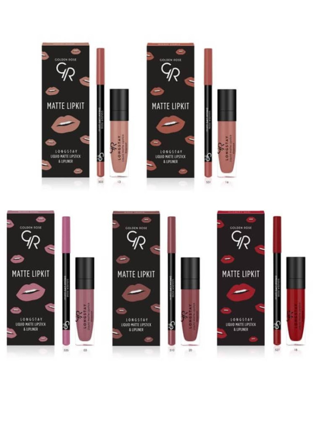 MATTE LIP KIT GOLDEN ROSE
