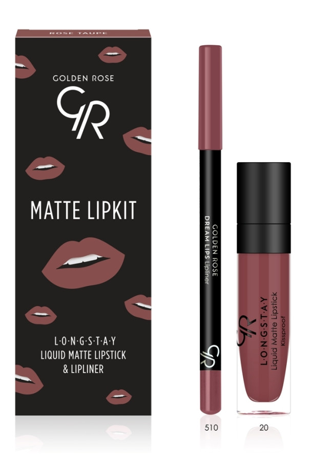 MATTE LIP KIT GOLDEN ROSE
