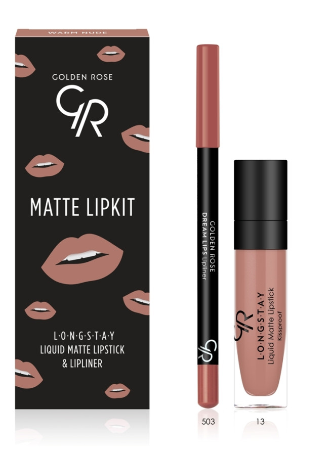 MATTE LIP KIT GOLDEN ROSE