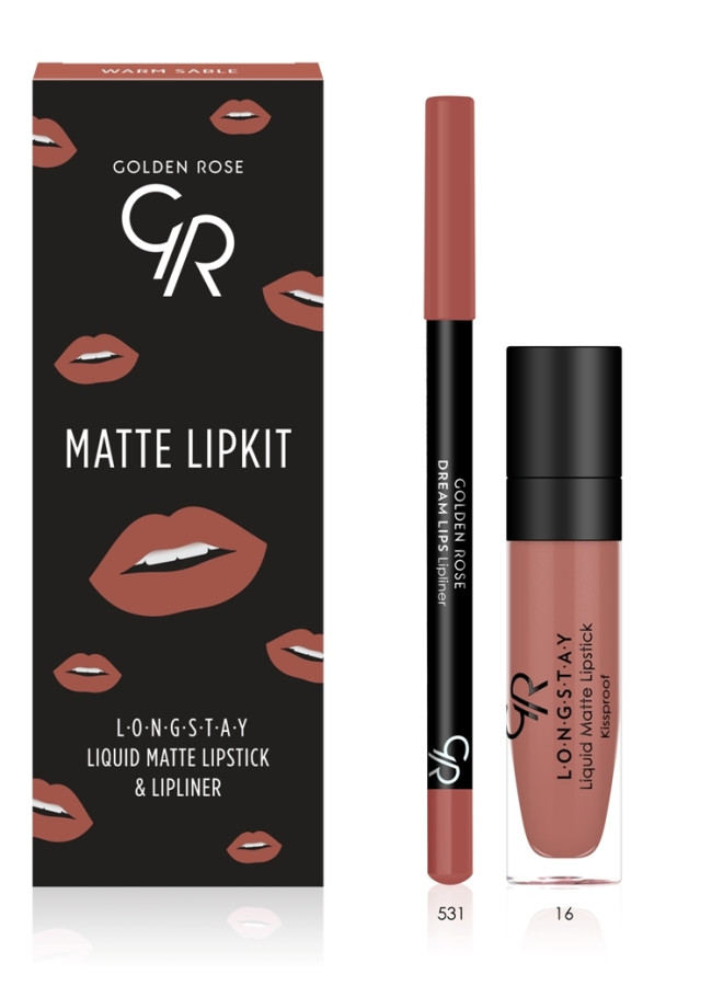 MATTE LIP KIT GOLDEN ROSE