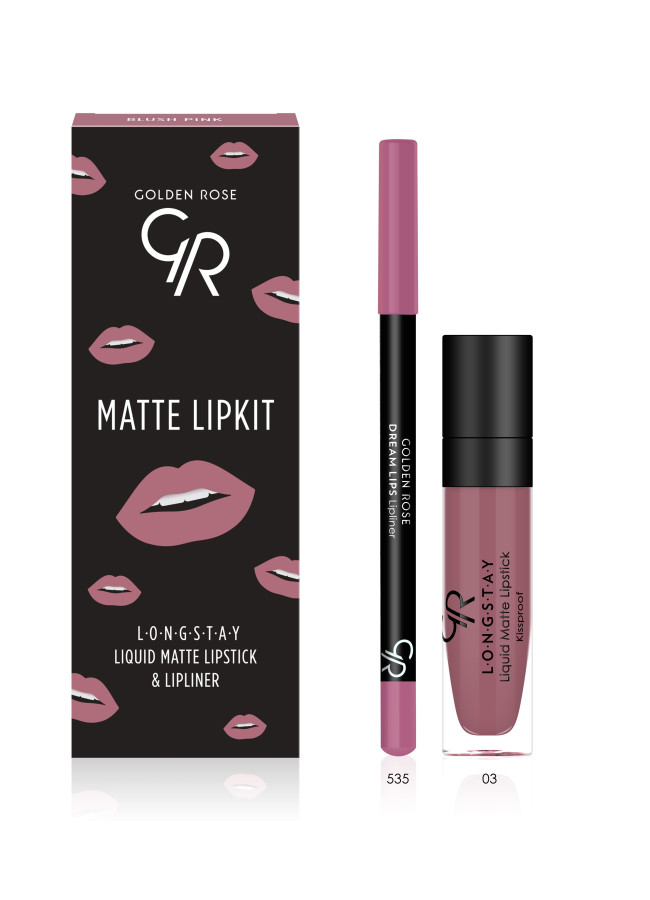 MATTE LIP KIT GOLDEN ROSE